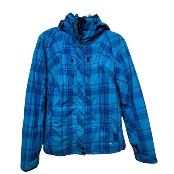 Columbia Blue Whirlibird™ V Interchange Jacket Zip Out Liner Venting Hood Size S - Picture 7 of 16
